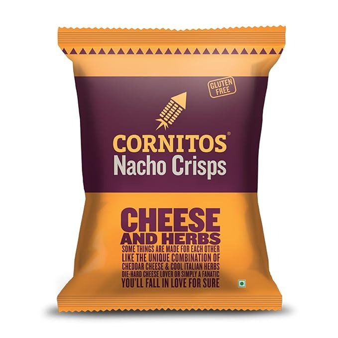 Cornitos Nachos Crisps, Cheese and Herbs