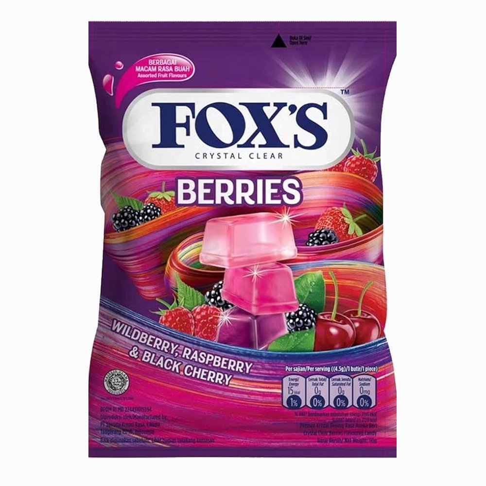 Fox Crystal Clear Berries Candy Pack